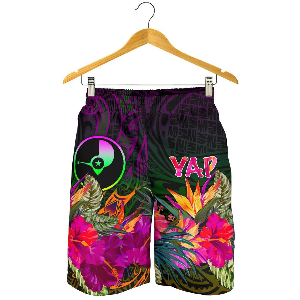 YAP Herren Bermuda Shorts - Summer Hibiscus