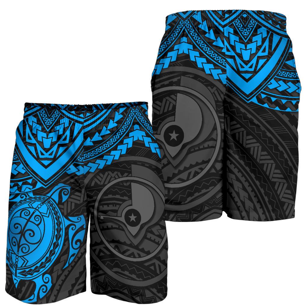 Yap Polynesian Bermuda Shorts (Herren) - Blaue Schildkröte
