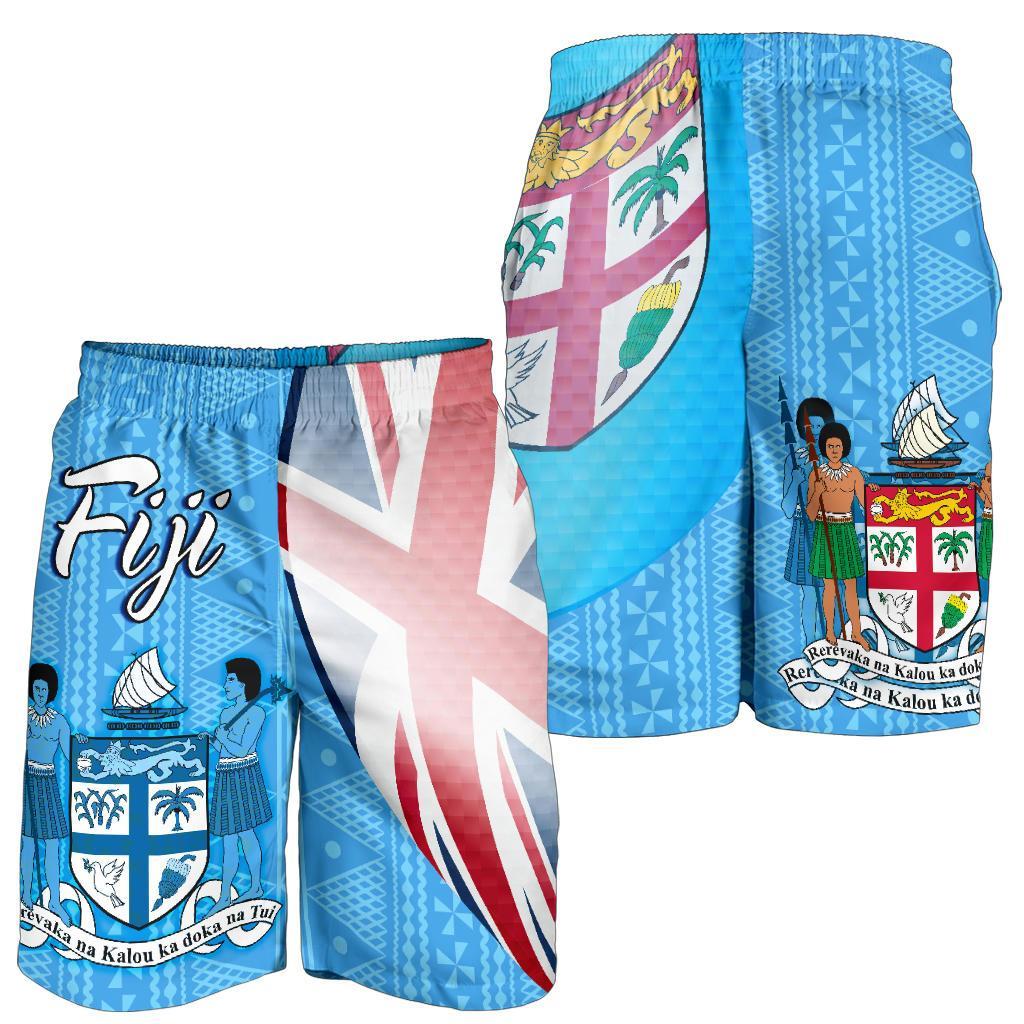 Fidschi Polynesische Herren Bermuda Shorts - Fidschi Flagge