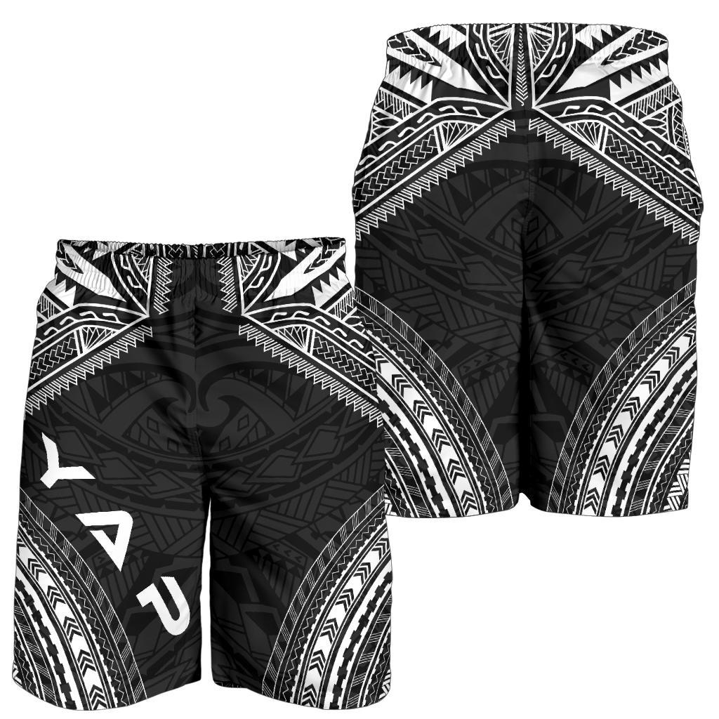 Yap Herren Bermuda Shorts - Polynesian Chief Schwarze Version
