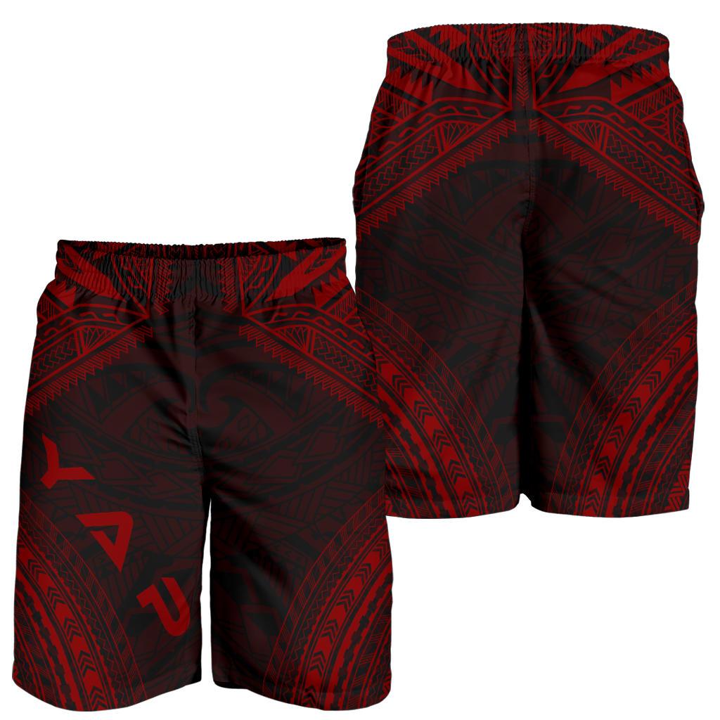 Yap Bermuda Shorts für Herren - Polynesian Chief Rote Version