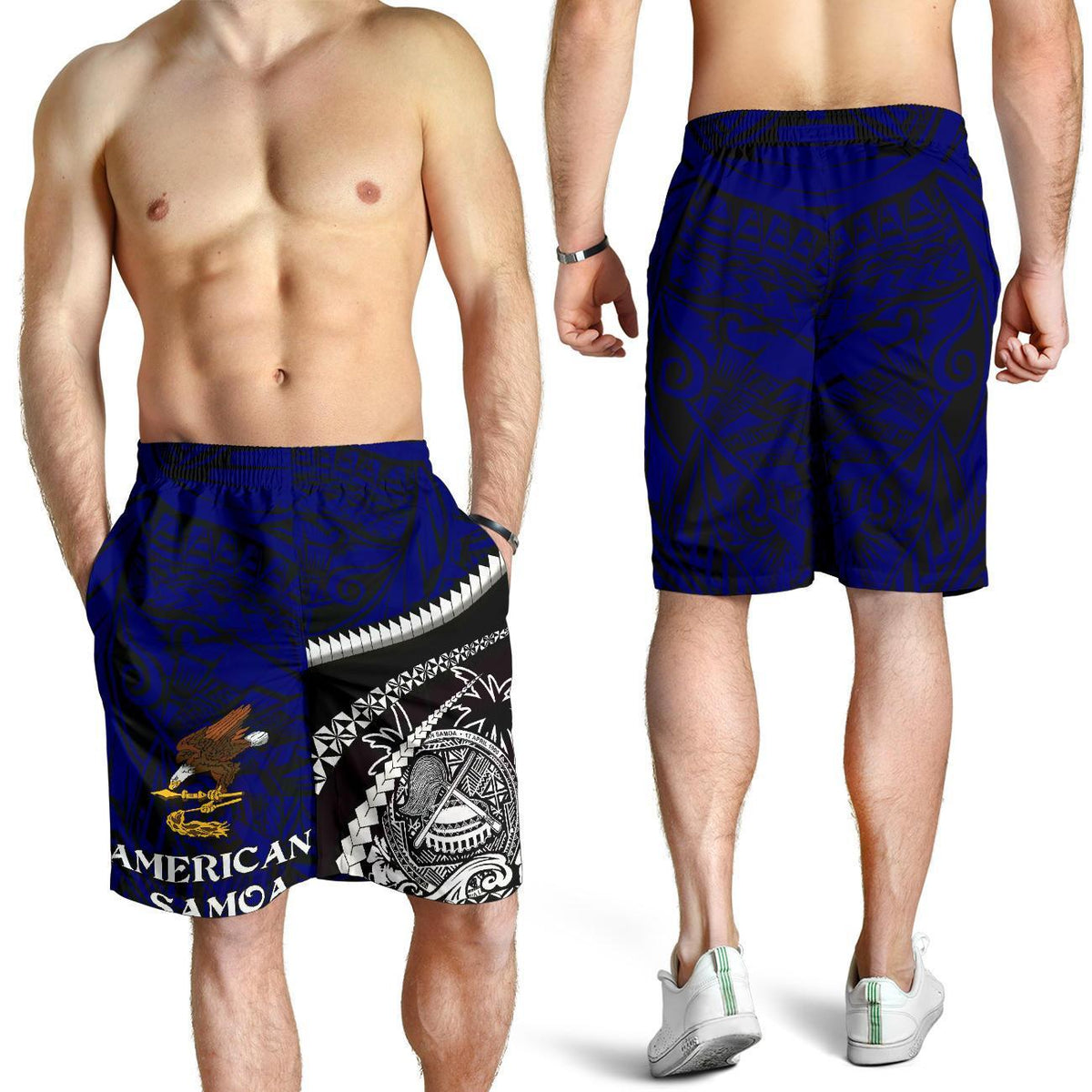 Amerikanisch-Samoa Herren Bermuda Shorts - Road To Hometown
