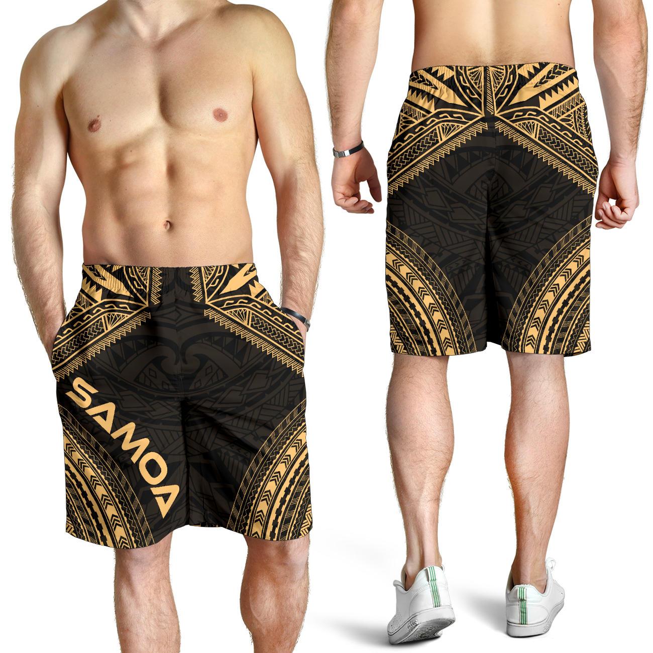 Samoa Bermudas Shorts für Herren - Polynesian Chief Gold Version