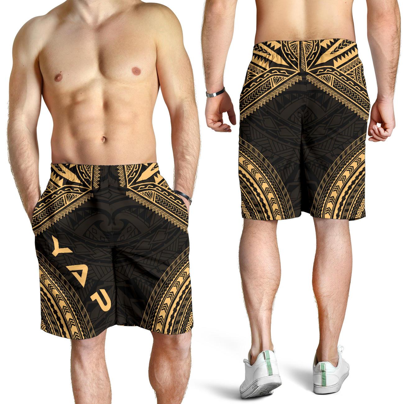 Yap Herren Bermuda Shorts - Polynesian Chief Gold Version