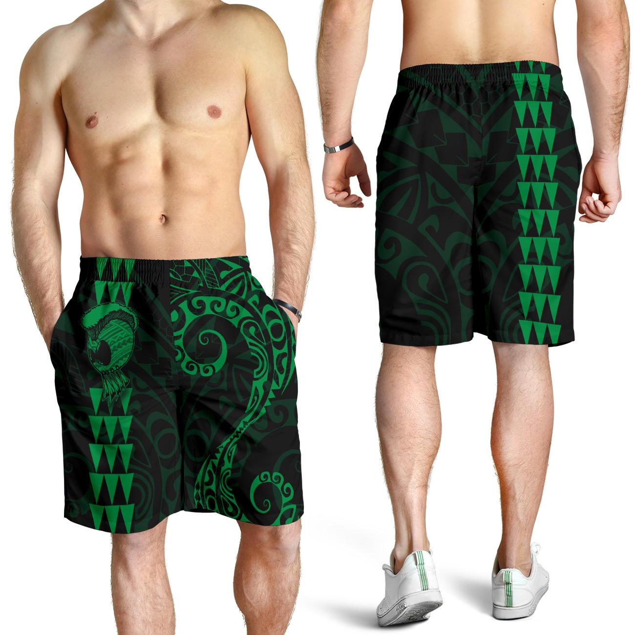 Hawaii Warrior Bermudas Shorts für Herren, Grün