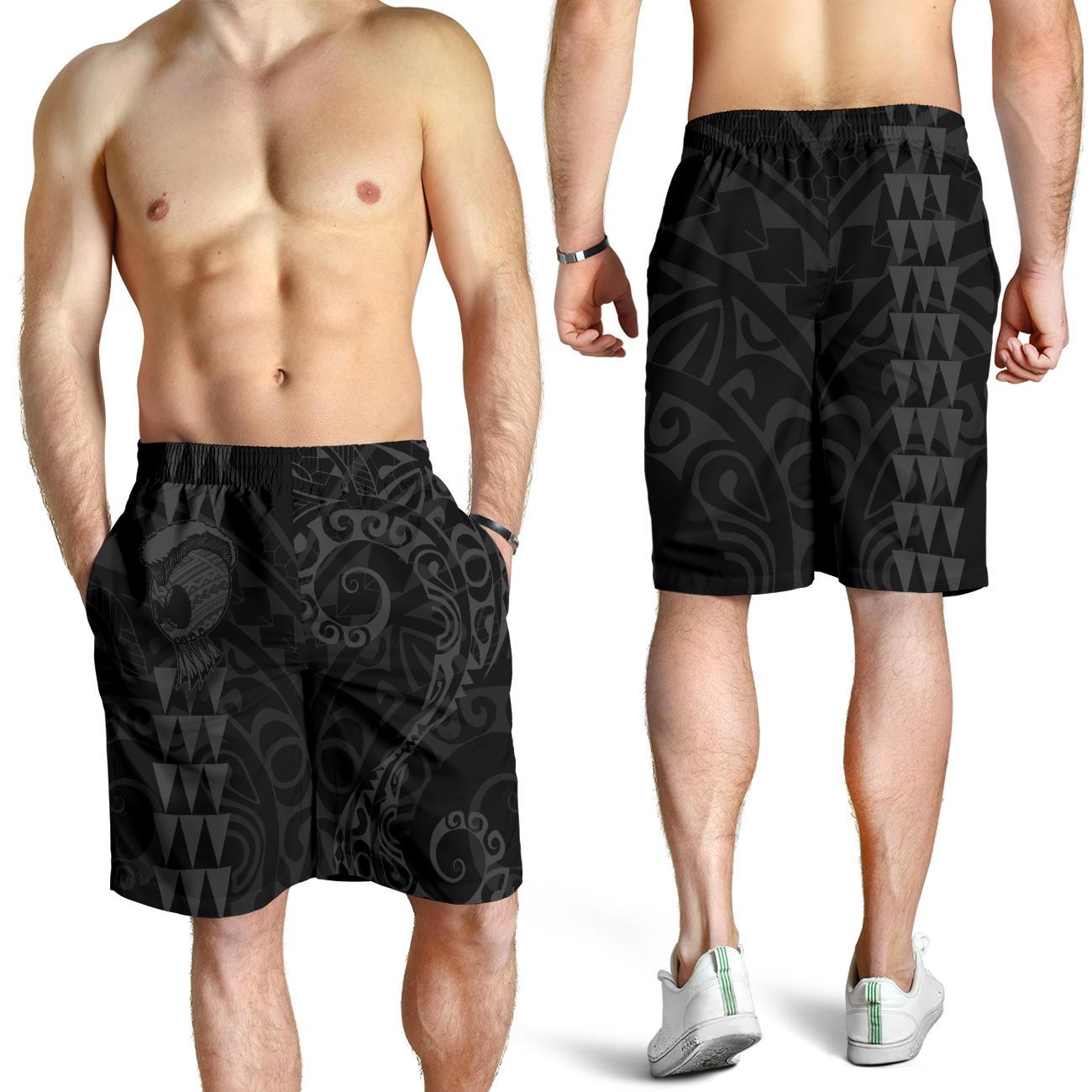 Hawaii Warrior Bermudas Shorts für Herren, Grau