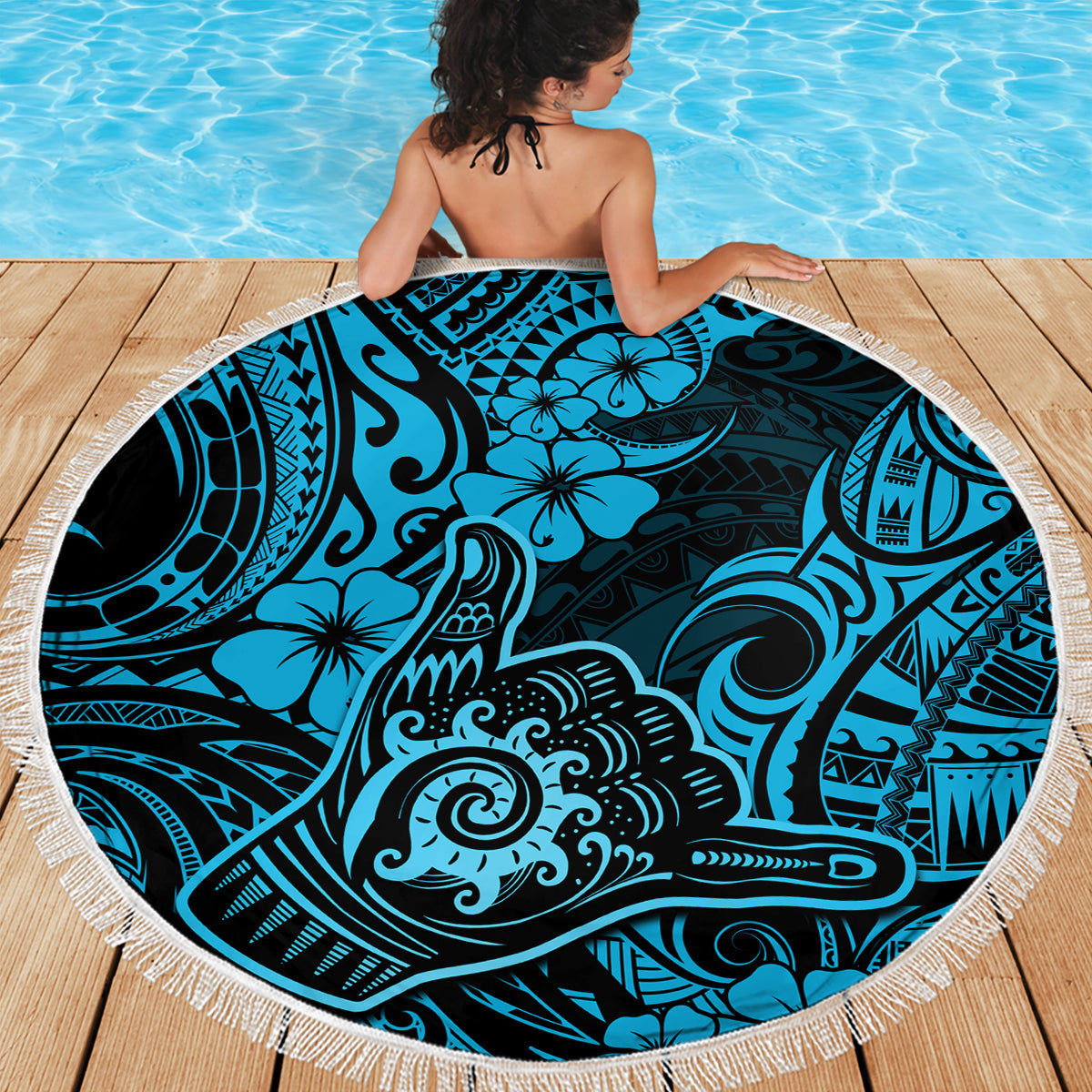 Stranddecke aus Neuseeland und Australien – Maori-Aborigines