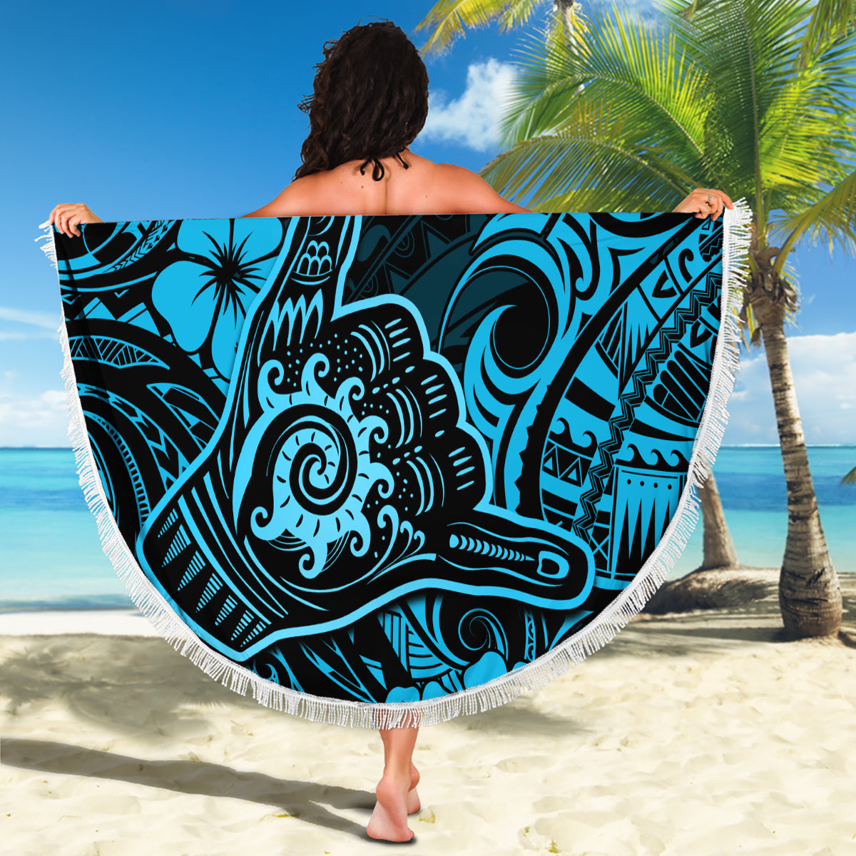 Stranddecke aus Neuseeland und Australien – Maori-Aborigines