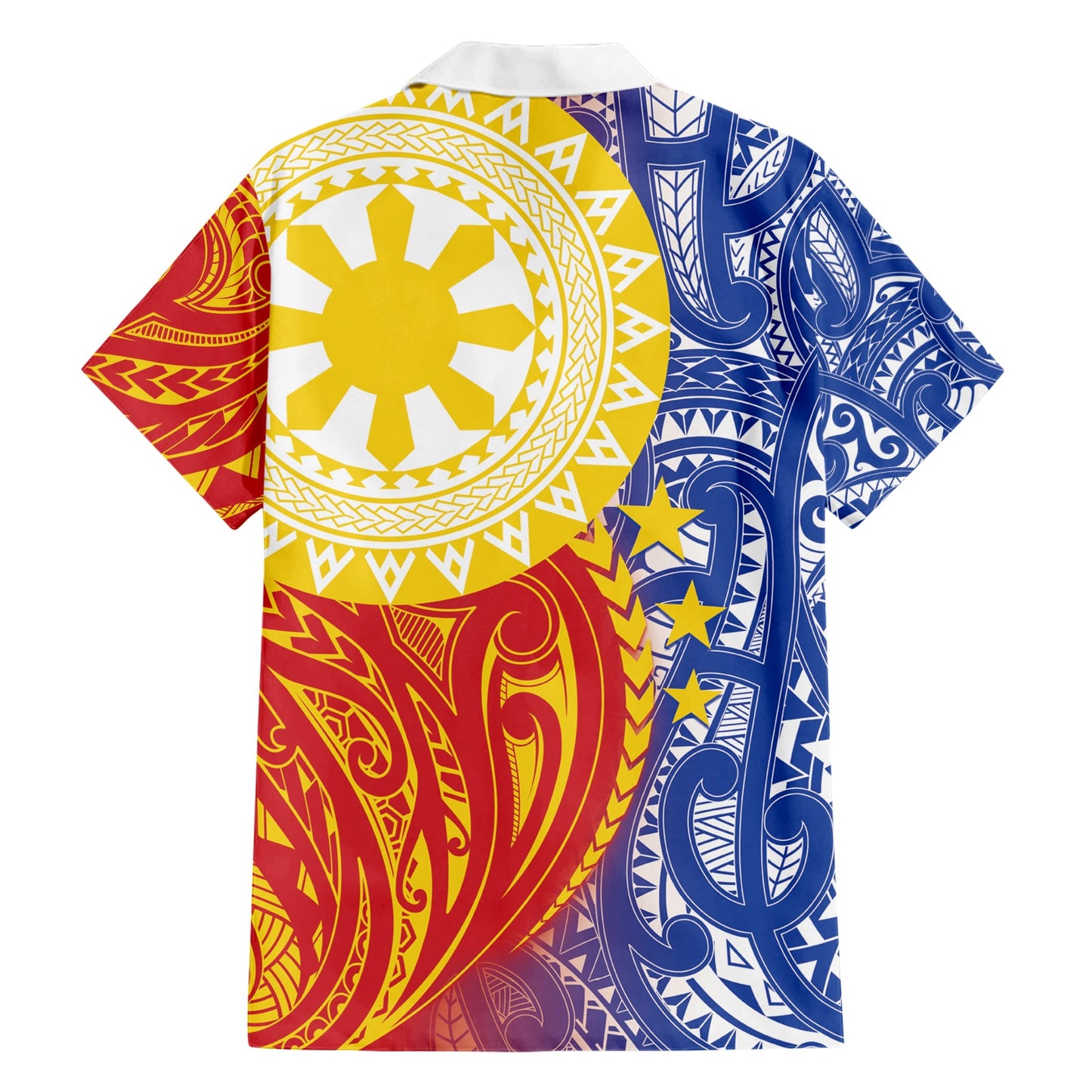 Philippinen Hawaiihemd Pilipinas Polynesisches Muster LT01