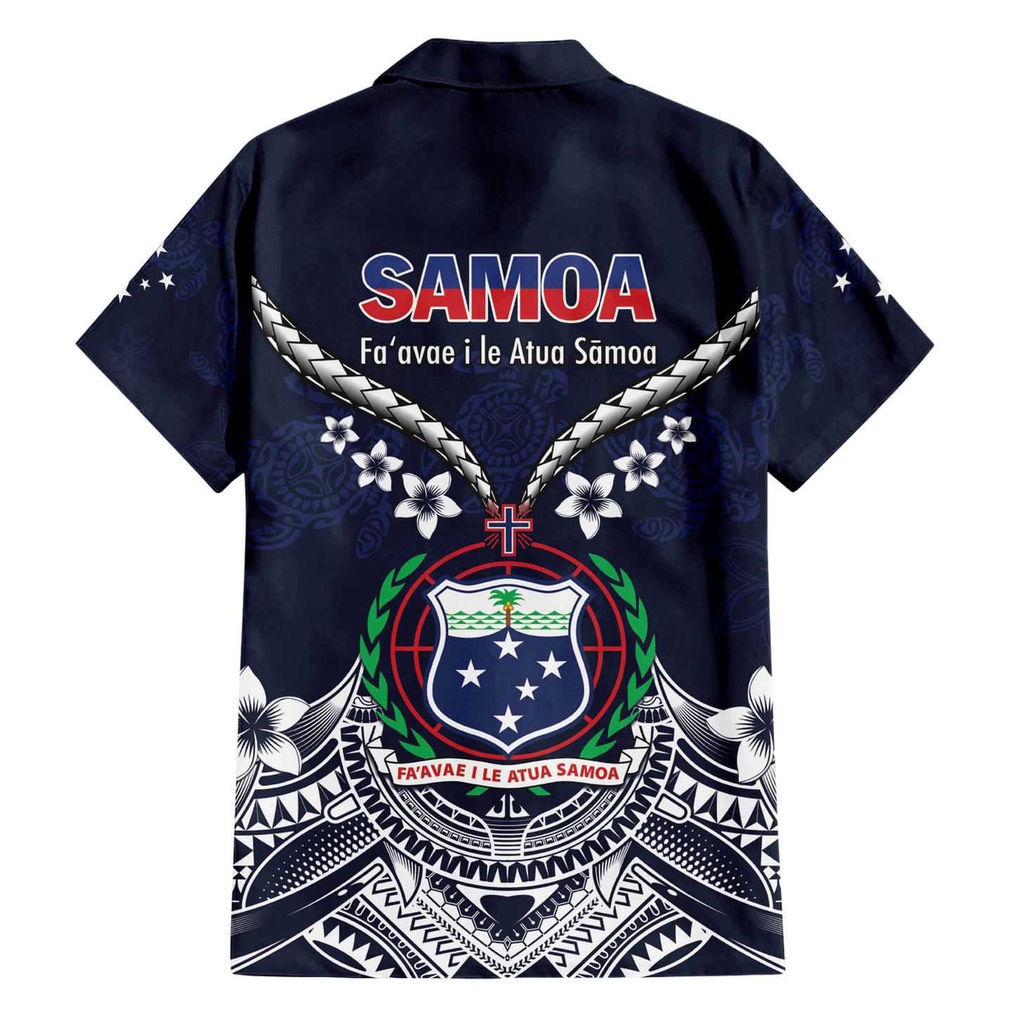Samoa Unabhängigkeitstag Hawaiihemd Ula Nifo Mix Turtle LT01
