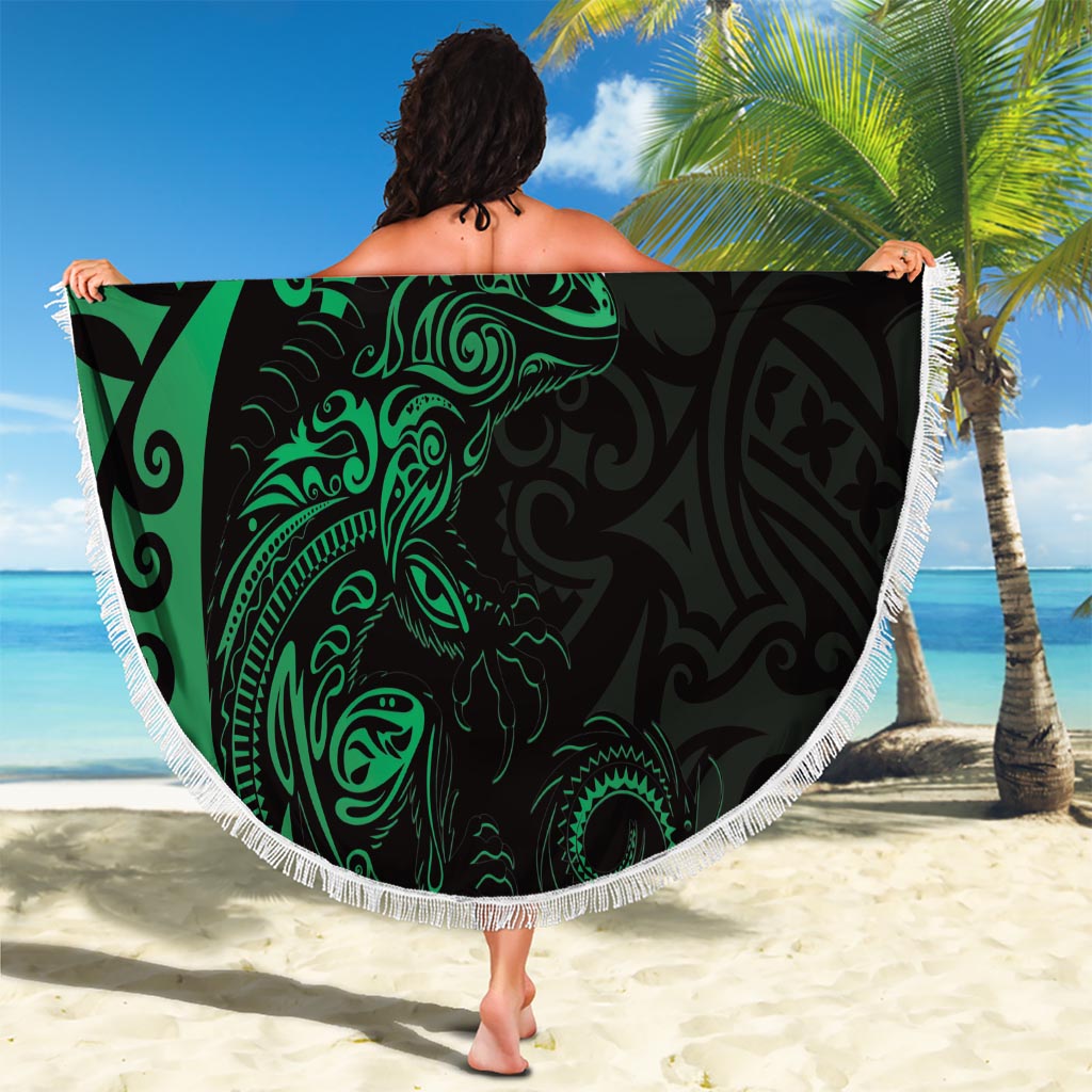 Kolisi Tonga Atele und Tupou College Toloa Stranddecke xxl Ngatu und polynesisches Spiralmuster LT03