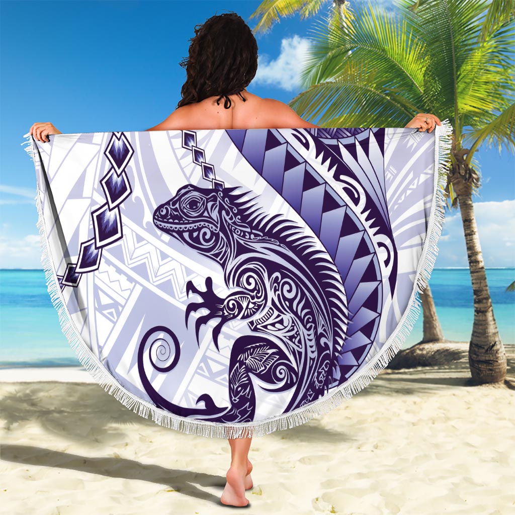 Kiribati Gospel Day Stranddecke xxl Wappen polynesisches Muster LT05