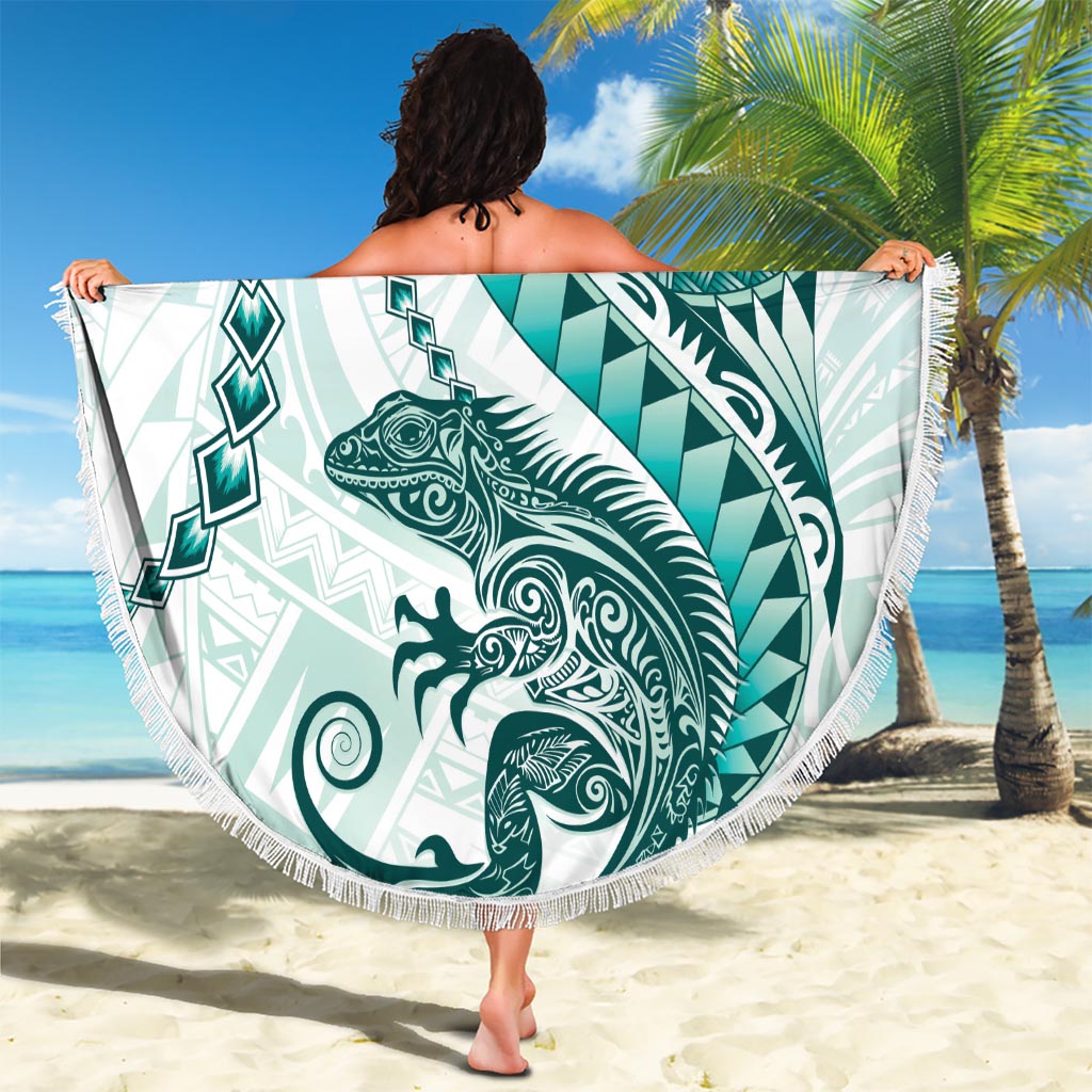 Vanuatu Stranddecke xxl „Prost, ein Ni-Van zu sein“ mit Stammesmuster LT05