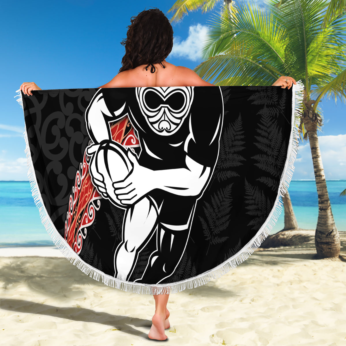 Vatertag Tonga Stranddecke Special Dad Polynesien Paradies DT02