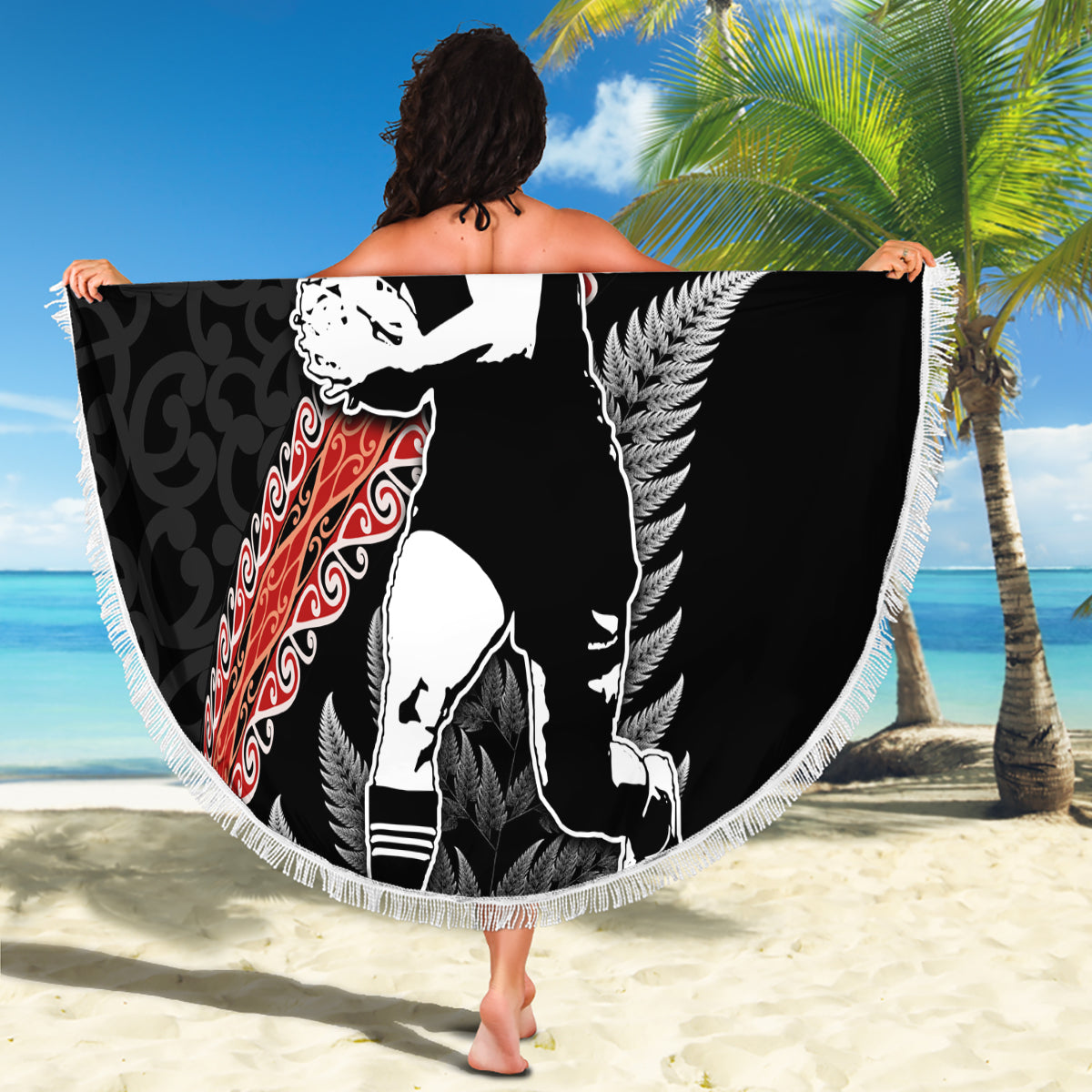 Vatertag Salomonen Stranddecke Special Dad Polynesien Paradies DT02