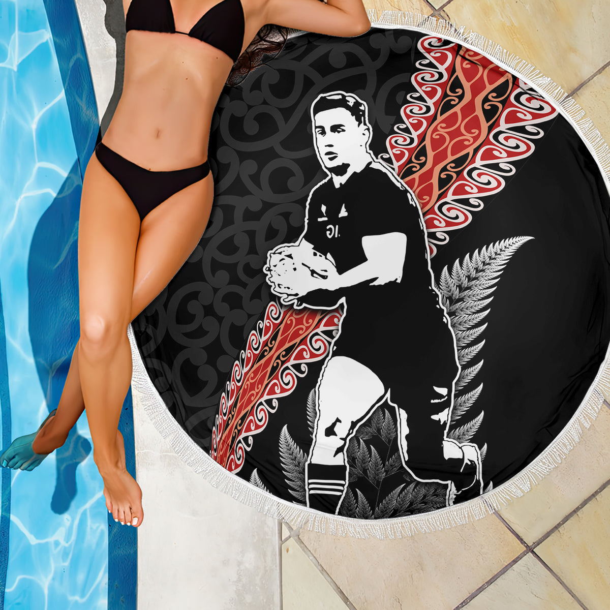 Vatertag Salomonen Stranddecke Special Dad Polynesien Paradies DT02