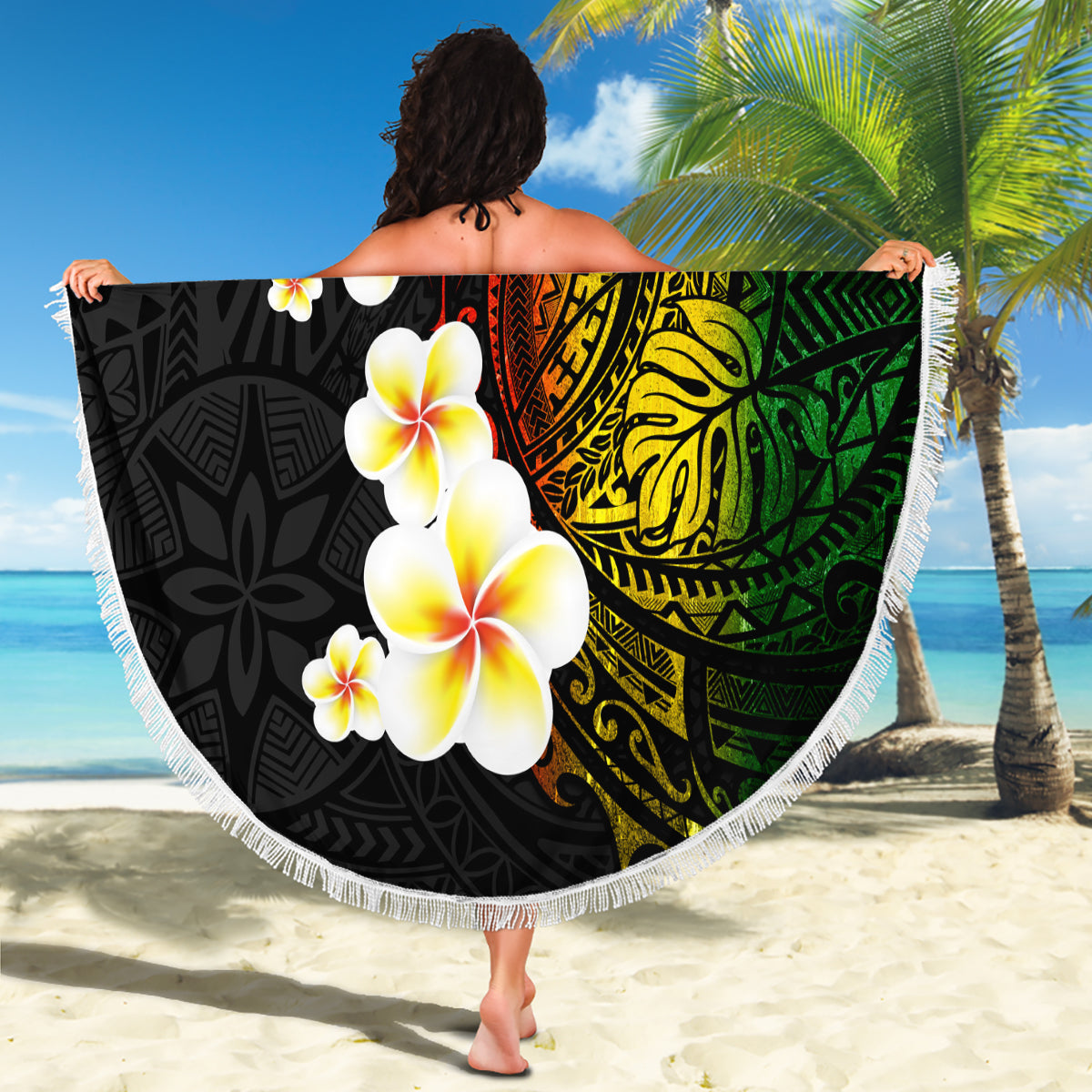 Neuseeland Waitangi und ANZAC Day Stranddecke Aotearoa Maori Tiki mit letztem Beitrag LT14