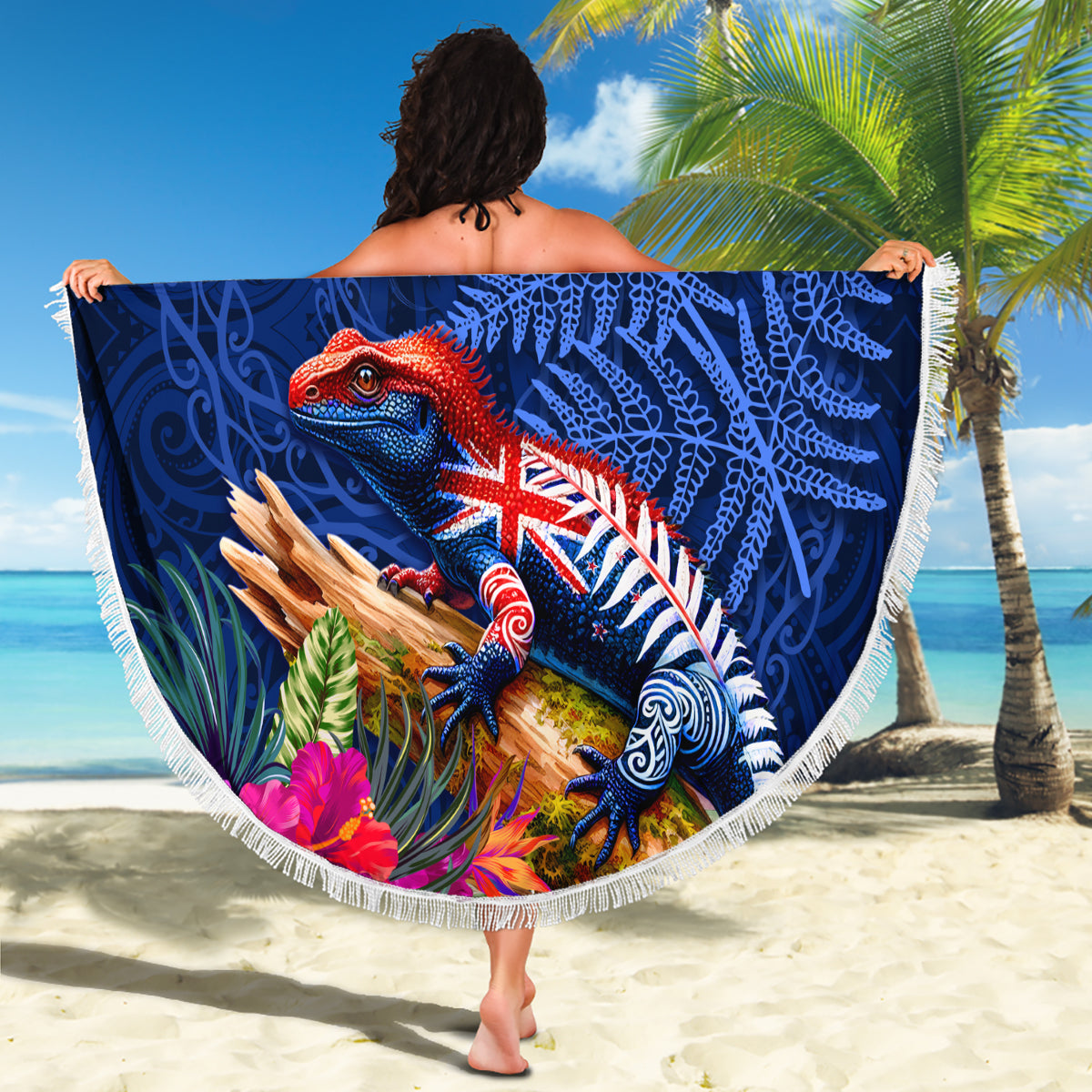 Vatertag Vanuatu Stranddecke Special Dad Polynesien Paradies DT02