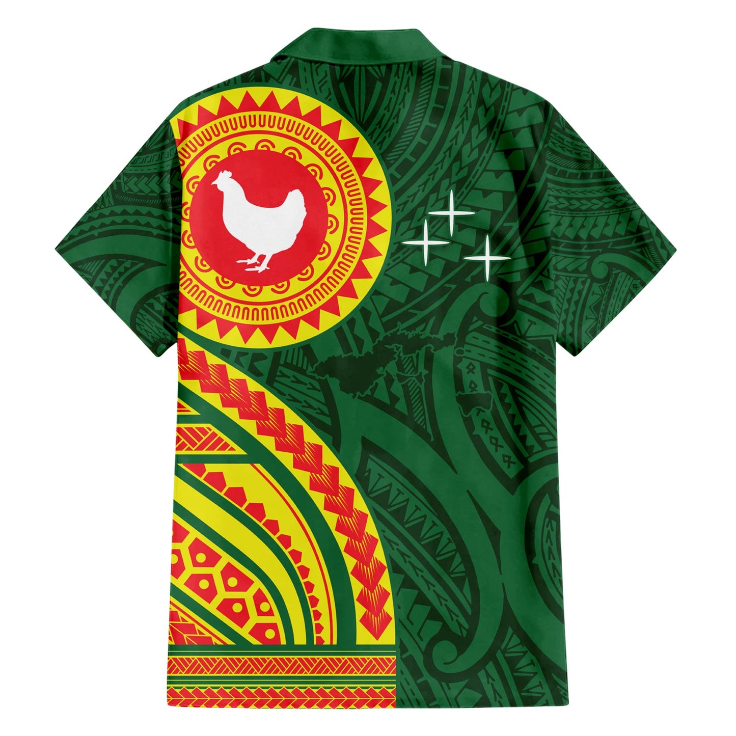 Manu'a Cession Day Hawaiihemd mit polynesischem Muster LT03