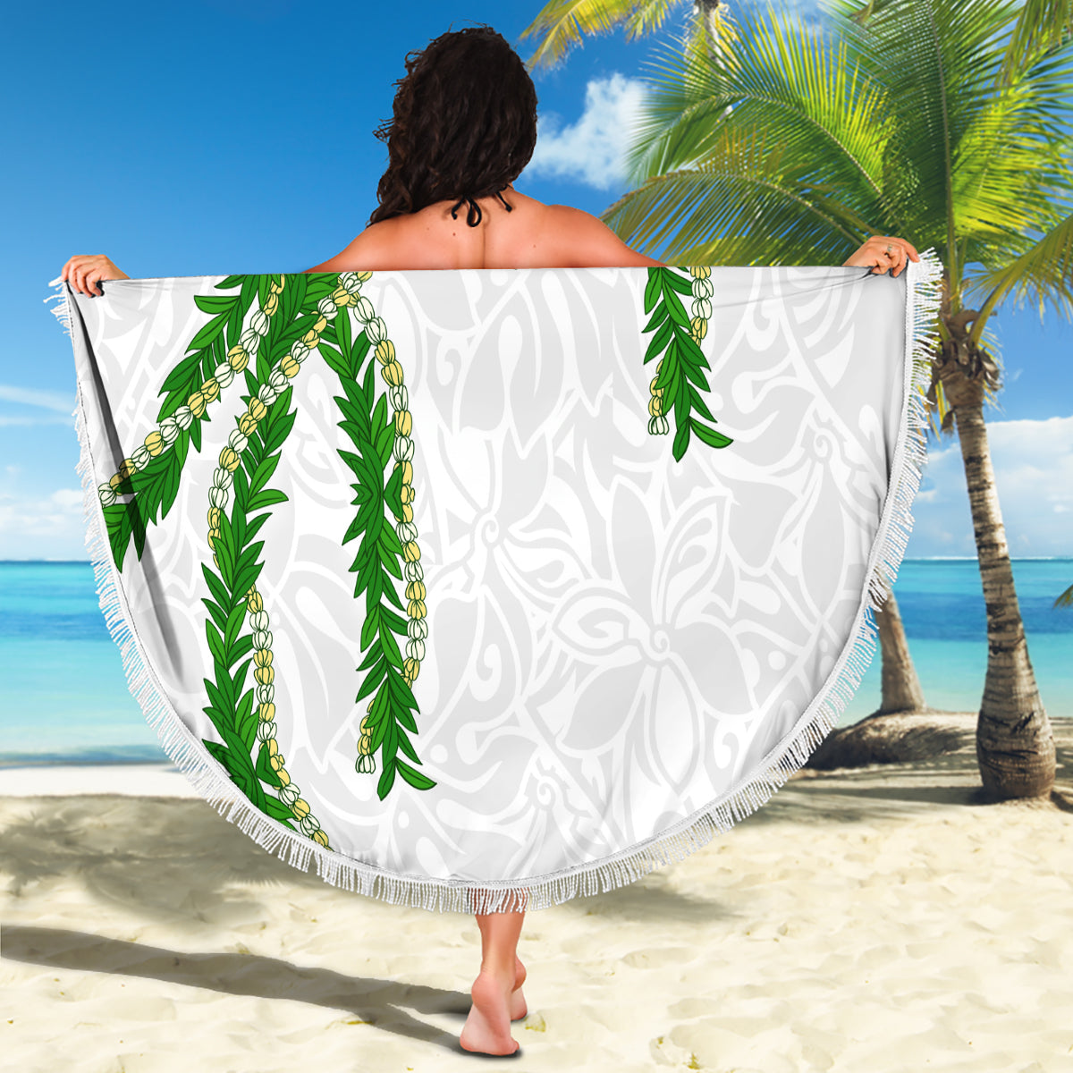 Matariki Neuseeland Stranddecke Maori Muster Red Galaxy LT05