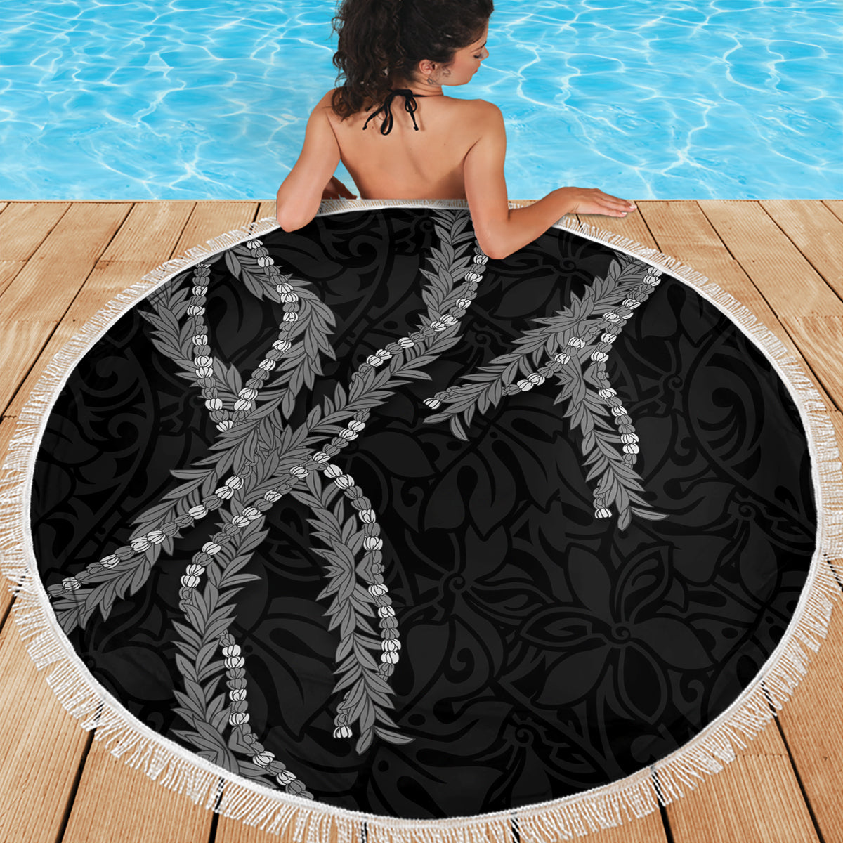 Neuseeland Gecko Stranddecke Aotearoa Maori mit Pohutukawa Blumen LT14