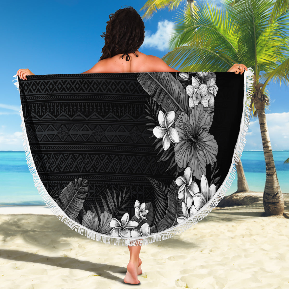 Tupou College Toloa Stranddecke xxl Ngatu Tapa Mix Style LT7