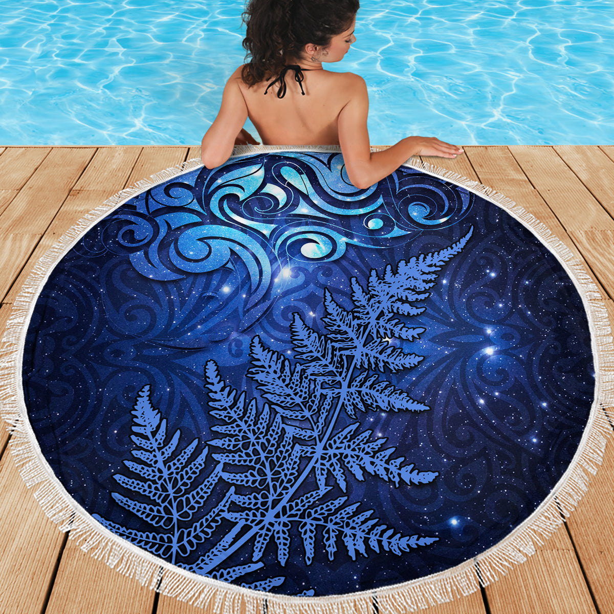 Neuseeland Matariki Stranddecke Aotearoa Maori Neujahr Manaia Galaxy Vibes LT14