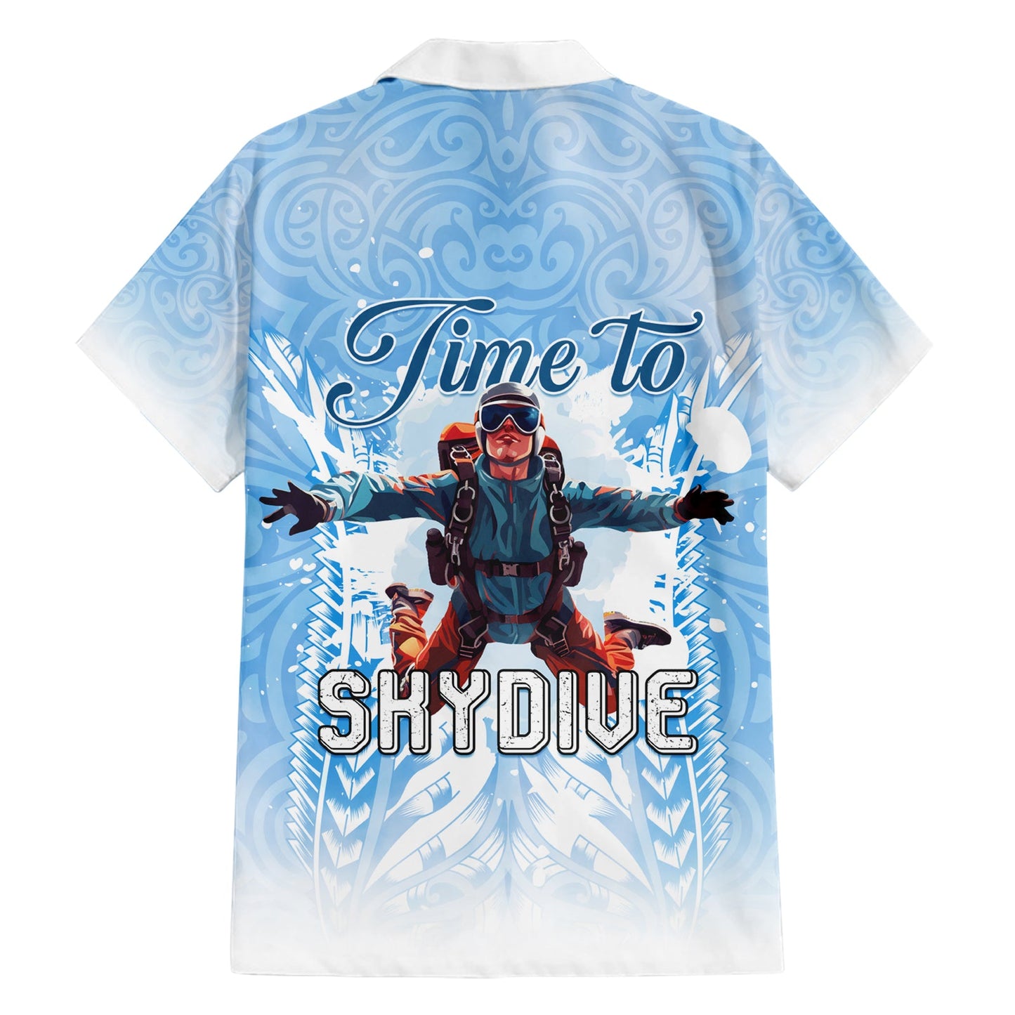 Neuseeland Sky Diving Hawaiian Shirt Lets Get High LT05