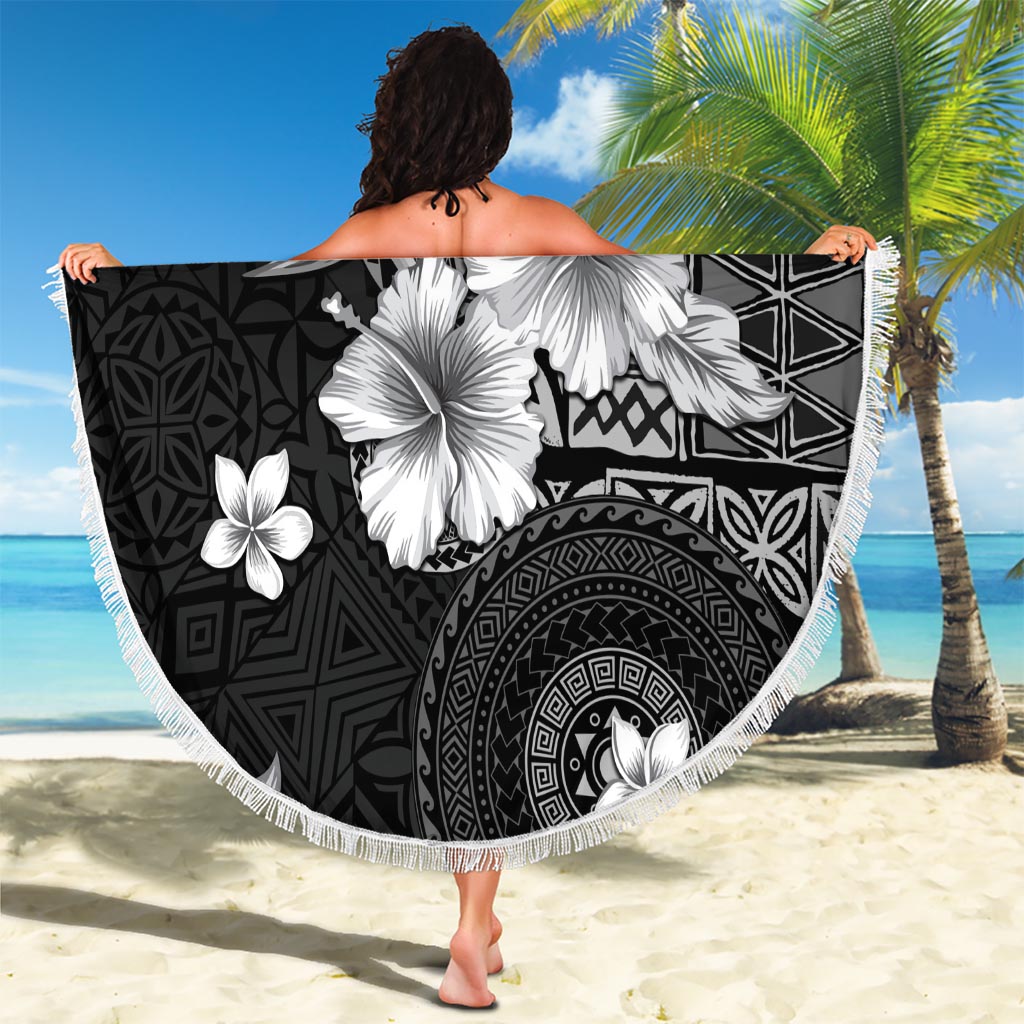 Neuseeland Tuatara Plumeria Stranddecke sandfrei Maori Lila Koru Tribal Tattoo LT01
