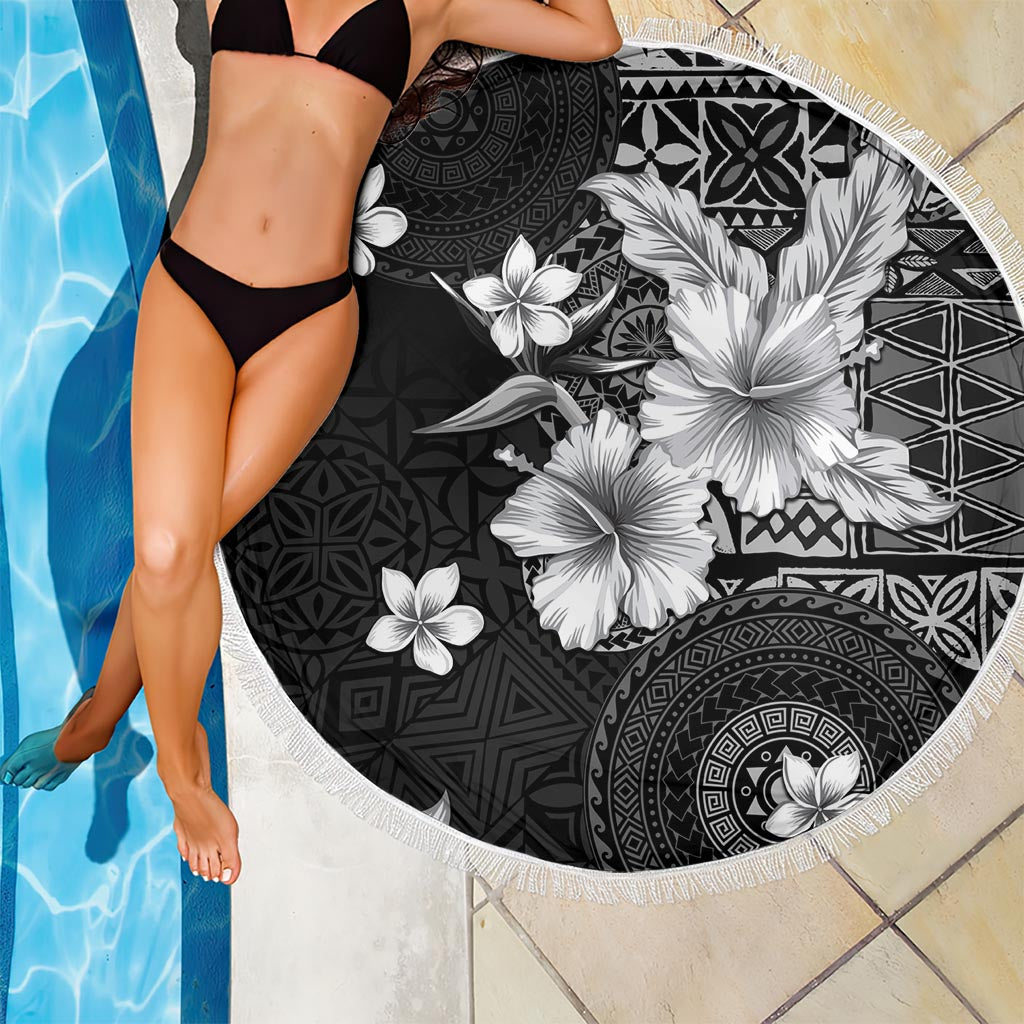Neuseeland Tuatara Plumeria Stranddecke sandfrei Maori Lila Koru Tribal Tattoo LT01