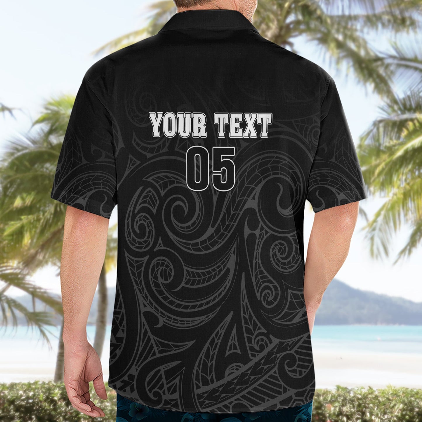 Benutzerdefinierte Neuseeland Marathon Hawaiian Shirt Maori Stil LT05