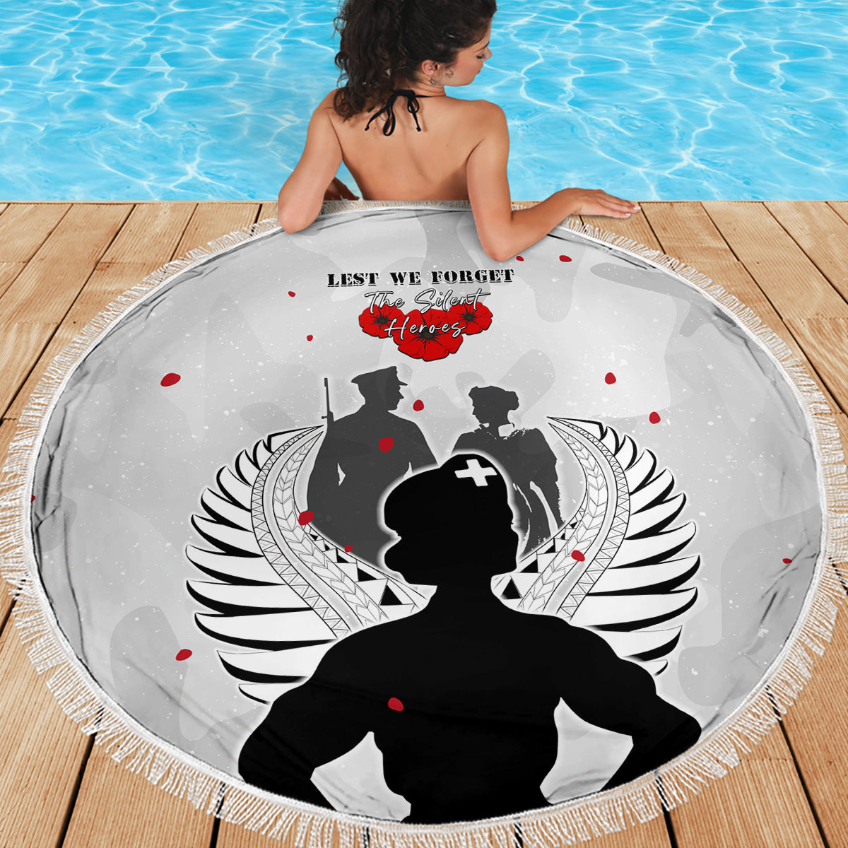Kei Wareware Tatou Neuseeland ANZAC Day Stranddecke Sternennacht Inspo Style LT05