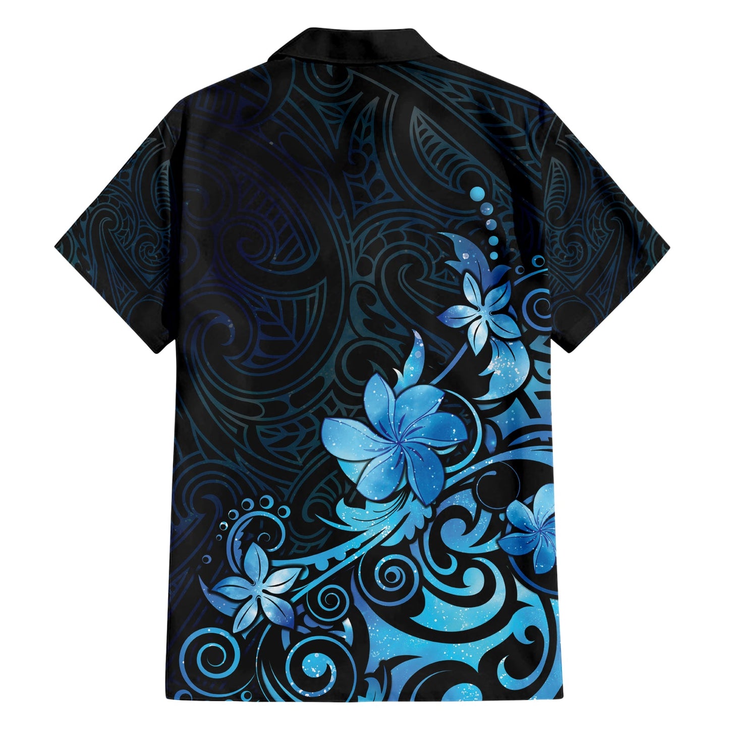 Matariki Neuseeland Hawaiihemd Maori Muster Blue Galaxy LT05