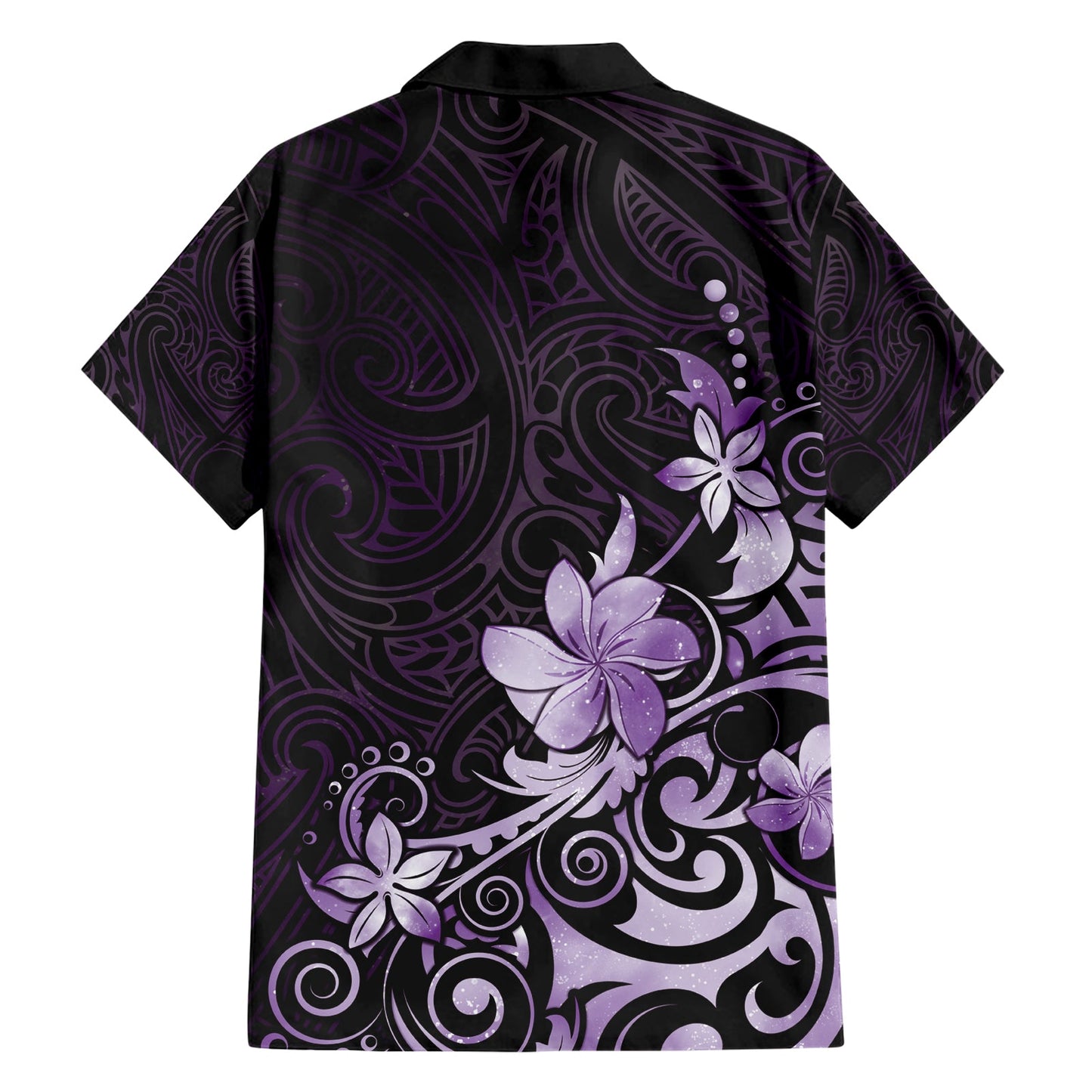 Matariki Neuseeland Hawaiihemd Maori Muster Lila Galaxy LT05