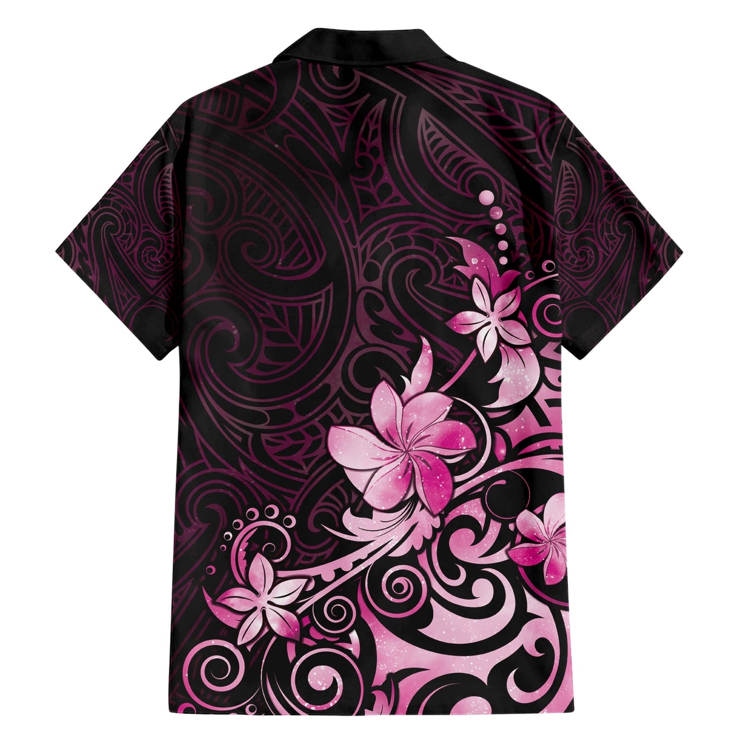 Matariki Neuseeland Hawaiihemd Maori Muster Pink Galaxy LT05