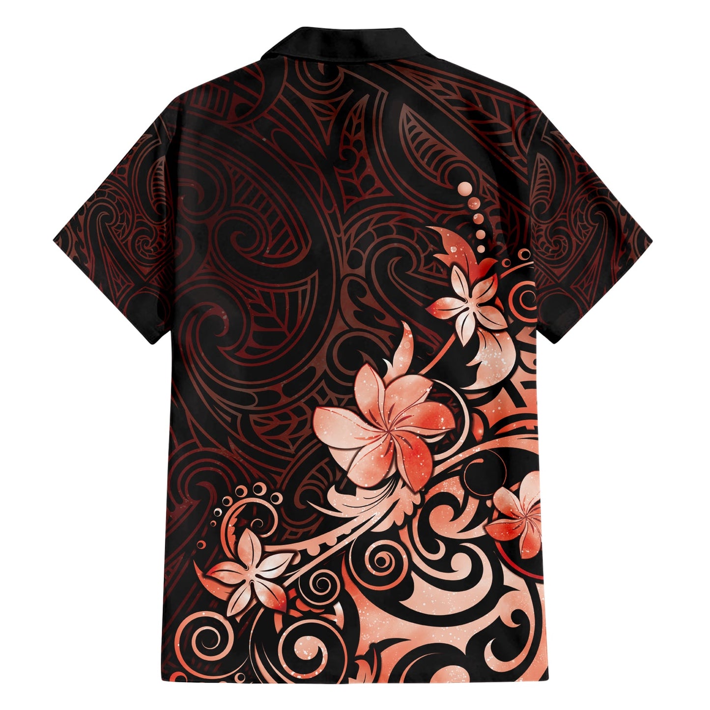 Matariki Neuseeland Hawaiihemd Maori Muster Red Galaxy LT05