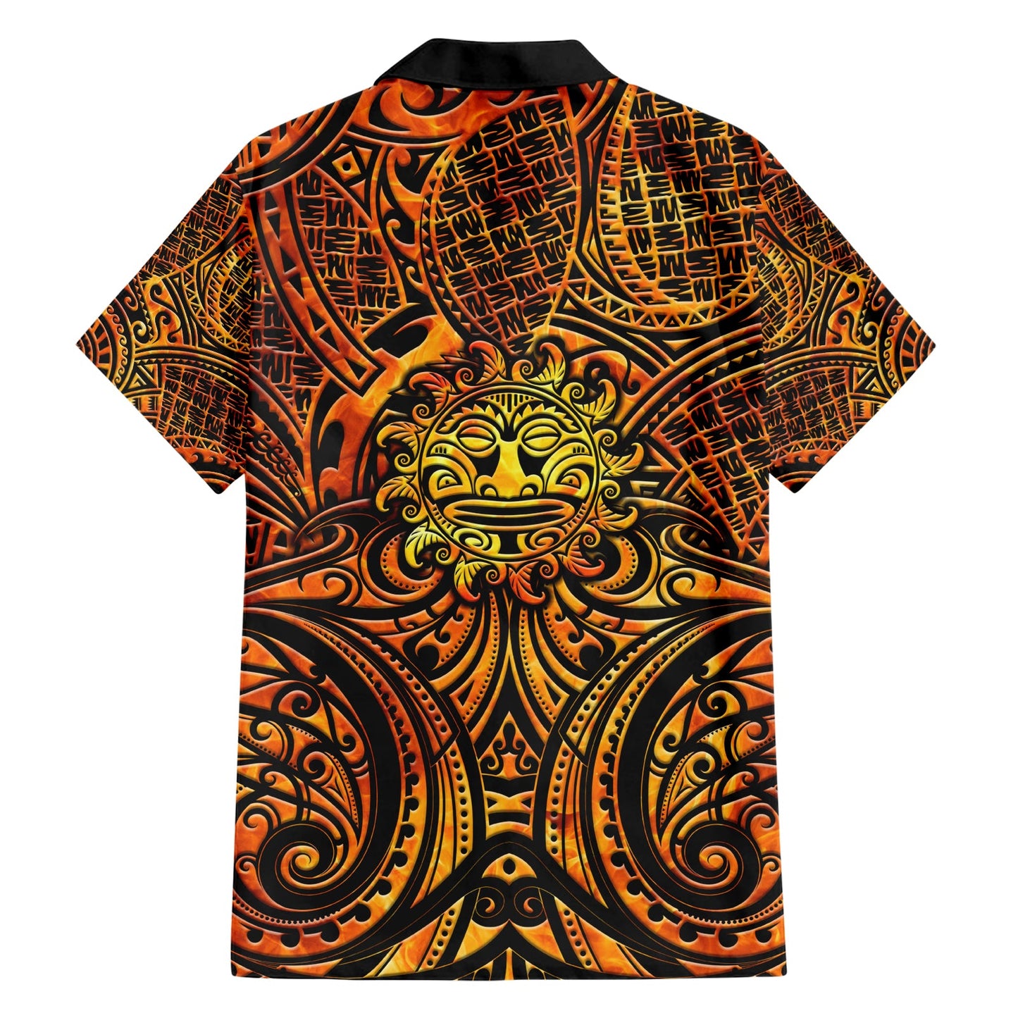 Neuseeland Tamanuitera Die Sonne Hawaiihemd Maori Muster LT05