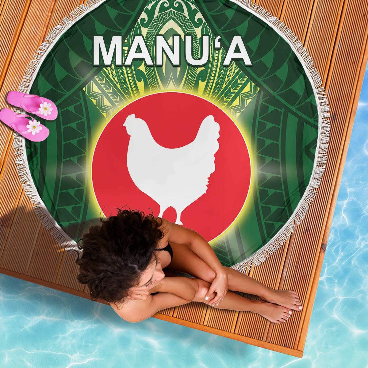 Matariki Neuseeland Stranddecke Maori Muster Blue Galaxy LT05