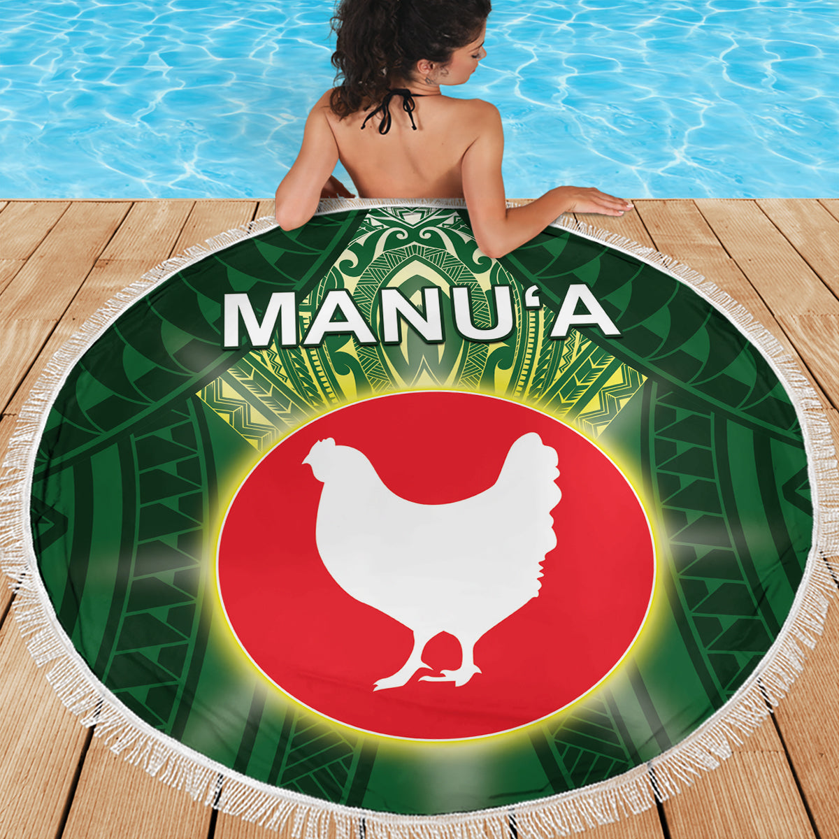 Matariki Neuseeland Stranddecke Maori Muster Blue Galaxy LT05