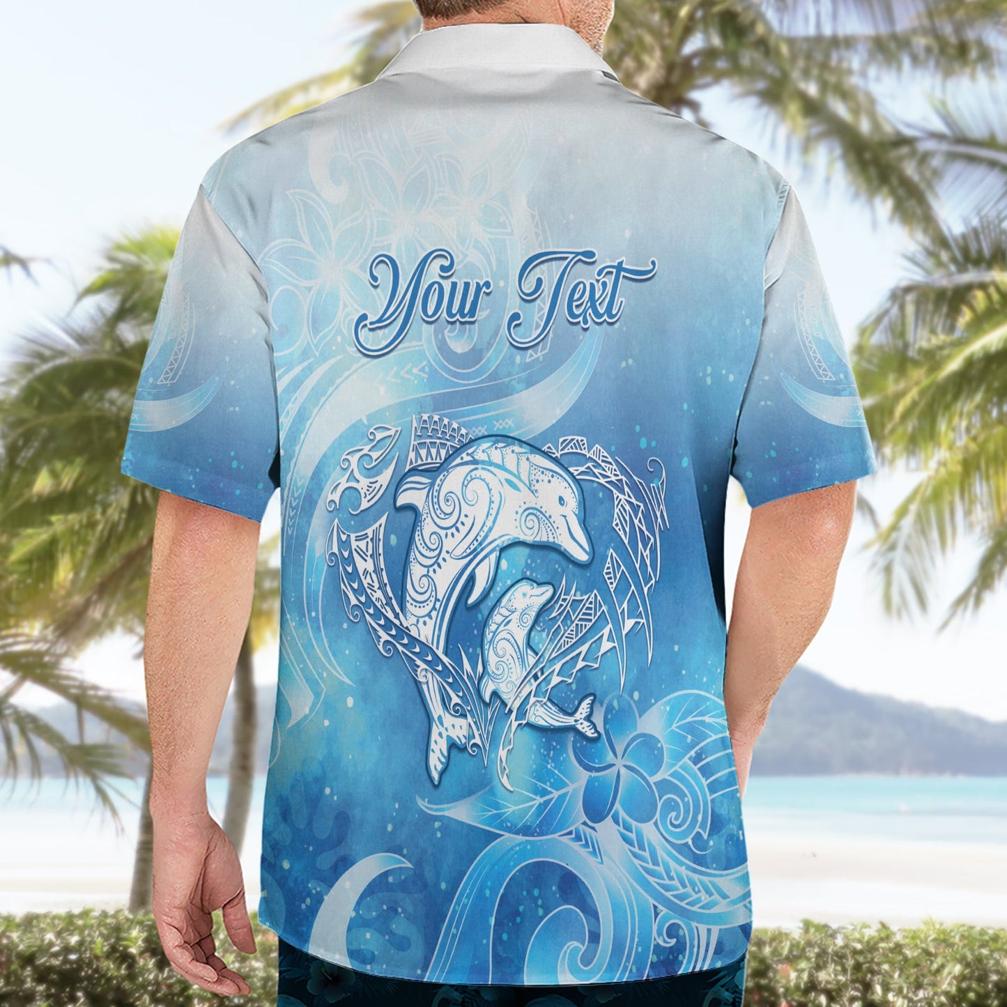 Mutterliebe ist tiefer als der Ozean Hawaiihemd im polynesischen Stil LT05