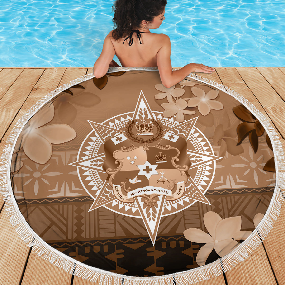 Vatertag Samoa Stranddecke Special Dad Polynesien Paradies DT02