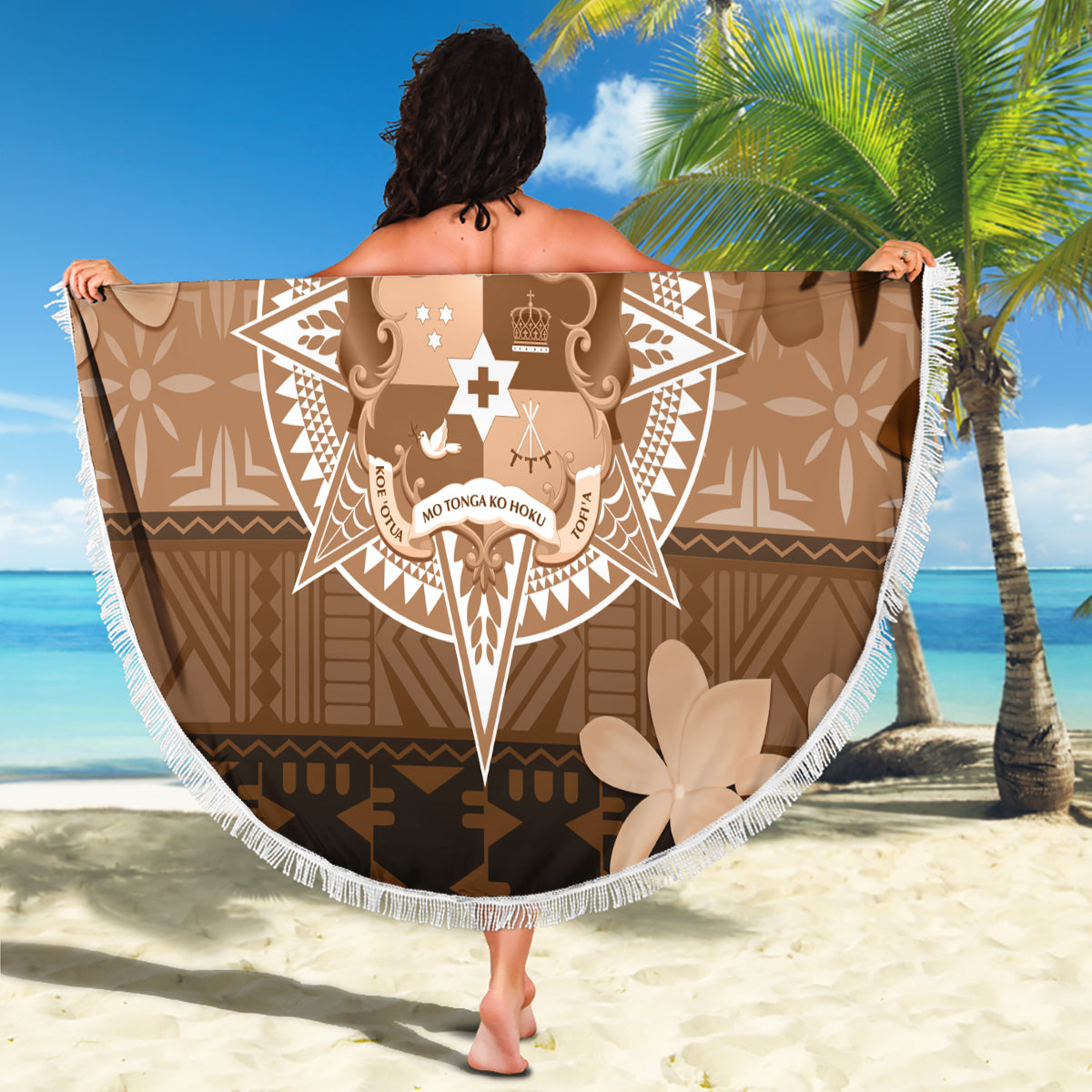 Vatertag Samoa Stranddecke Special Dad Polynesien Paradies DT02