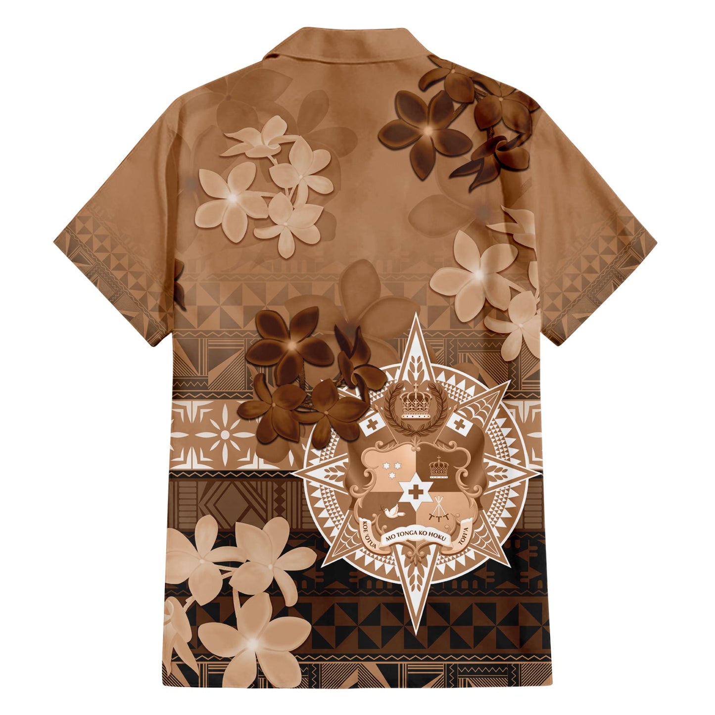 Tonga Emanzipationstag Hawaiihemd Tongan Kupesi Ngatu Muster Vintage Stil LT05