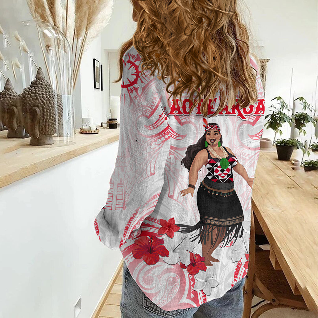 Neuseeland Frauentag Frauen Casual Shirt Maori Wahine Polynesian Muster LT05