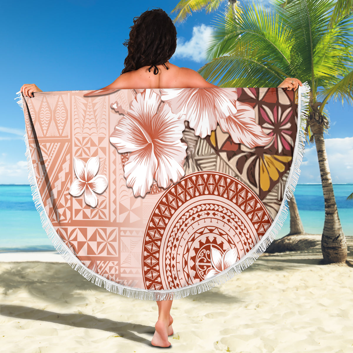 Polynesien Muttertag Stranddecke Prächtige Meeresschildkröte Der Liebe und Dankbarkeit LT9