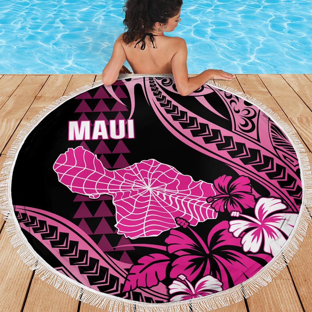 Kanaka Maoli Hawaii Plumeria Stranddecke xxl Tanzende Tentakeln Schwarz Stil LT7