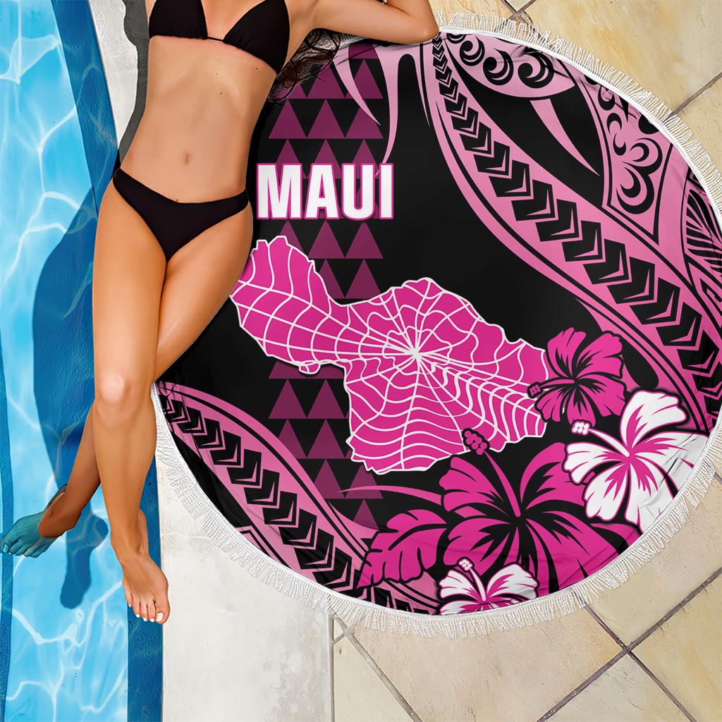 Kanaka Maoli Hawaii Plumeria Stranddecke xxl Tanzende Tentakeln Schwarz Stil LT7