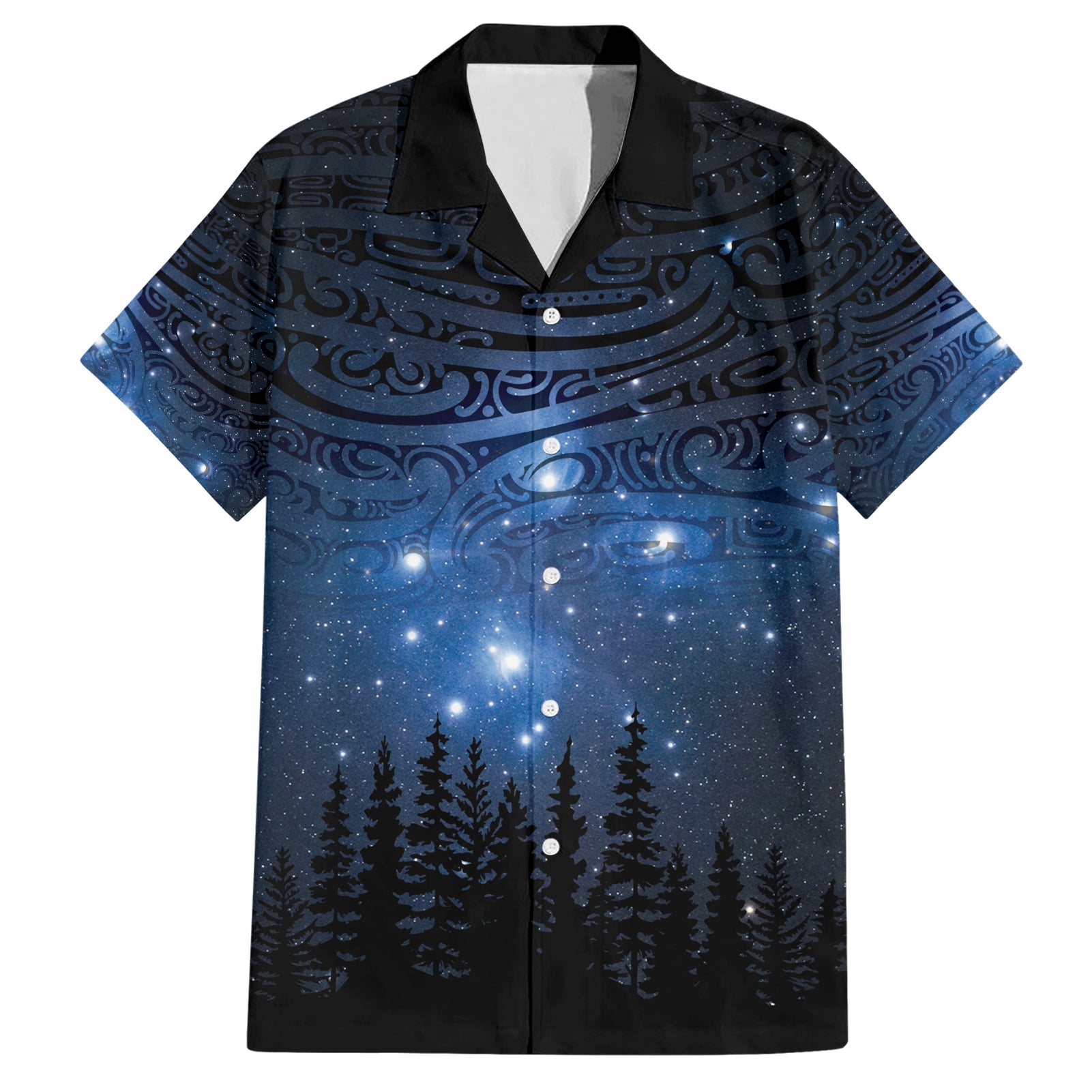 Matariki Te Tau Hou MÄori Hawaiian Shirt New Zealand Starry Sky