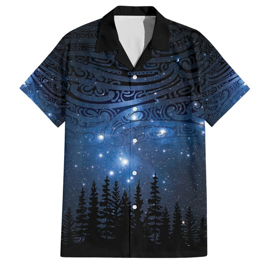 Matariki Te Tau Hou MÄori Hawaiian Shirt New Zealand Starry Sky