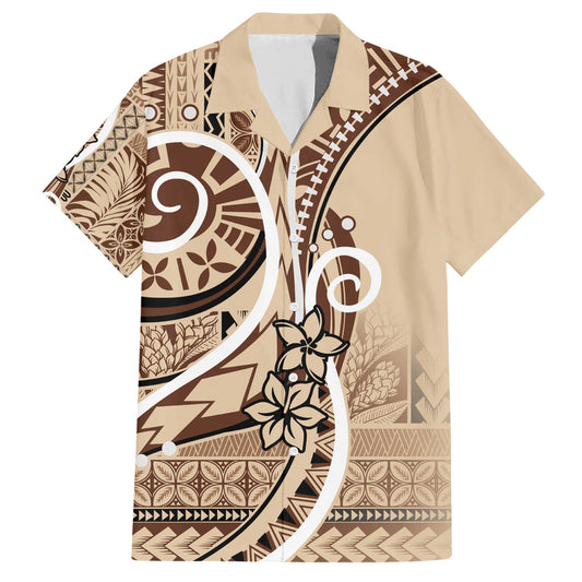 Samoa Siapo Classic Motif Hawaiian Shirt Manuia le tutoâatasi o Samoa Independence